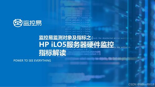 HP iLO5服务器硬件监控指标解读与软硬件技术服务